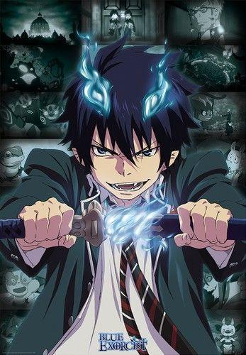 BLUE EXORCIST Poster 68X98 Rin Poster