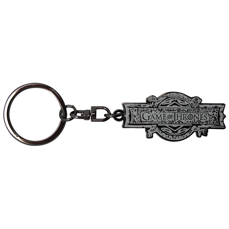 GAME OF THRONES - Metal KeyChain - OPENING LOGO_IMAGE_2