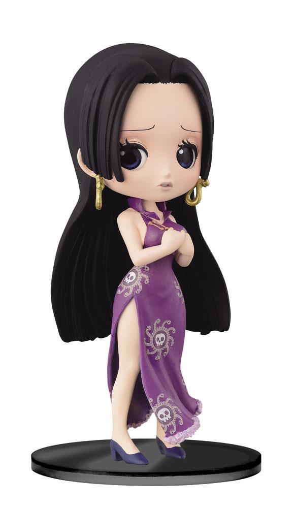 ONE PIECE Figurine Q Posket BOA HANCOCK Purple 14cm