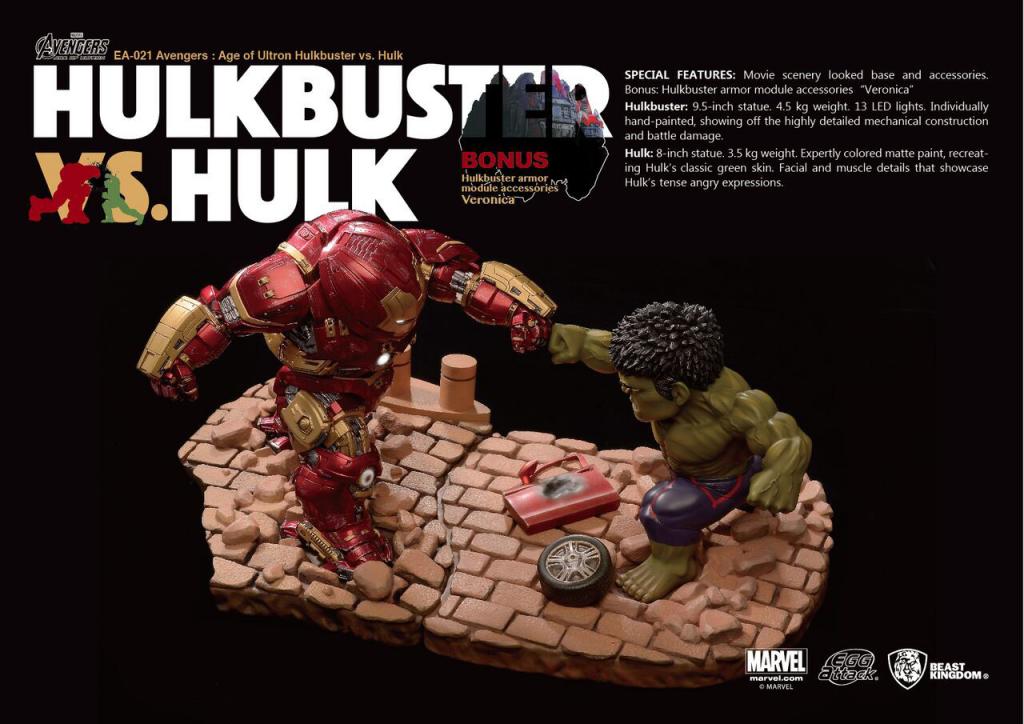 ハルクバスター VS ハルク エッグアタック Beast-Kingdom USA | Marvel Avengers: Egg Attack - Age of