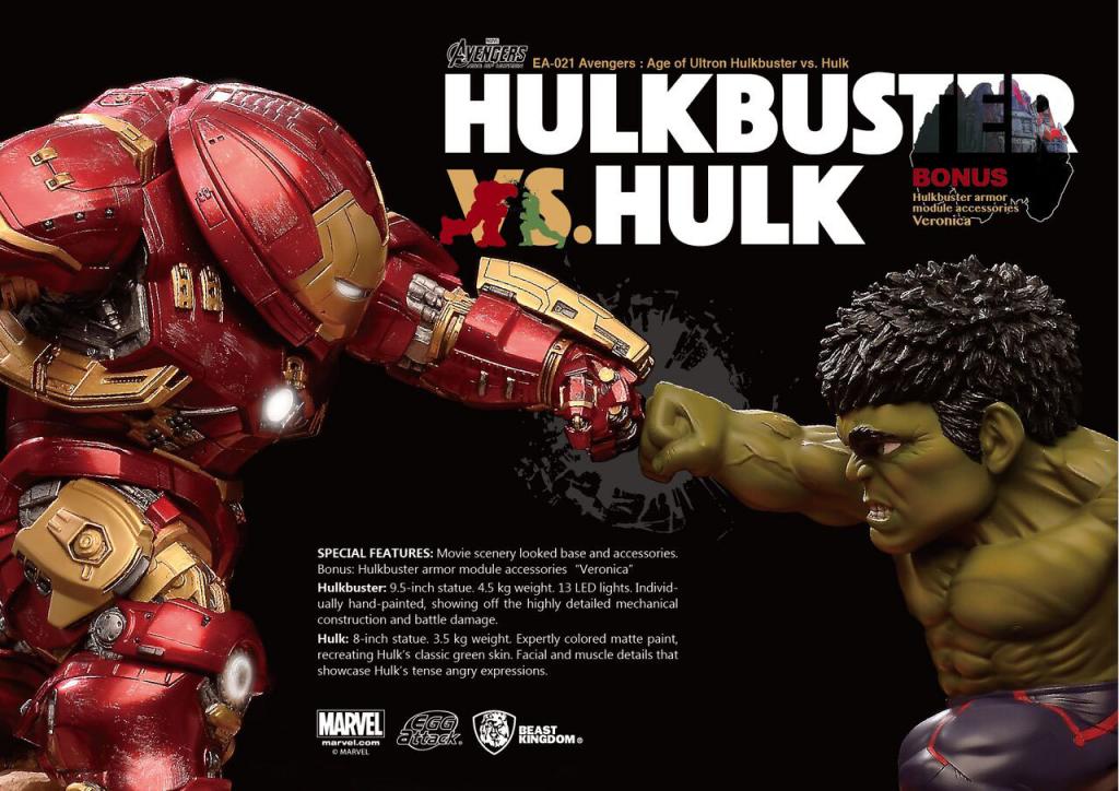 Egg Attack Action EA-021 - Avengers Age of Ultron - Hulkbuster vs Hulk - 3