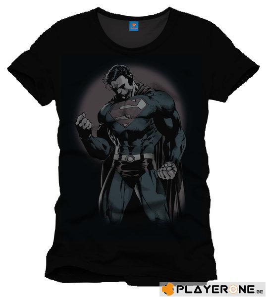 SUPERMAN T-Shirt Focus Black (XXL) T-Shirt