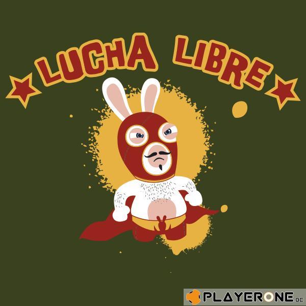 LAPINS CRETINS - Casquette Kaki - Lucha Libre - 5