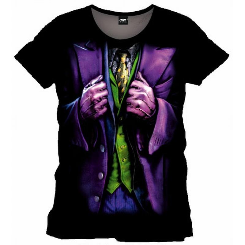BATMAN T-Shirt Joker Suit Dark Knight (XXL) T