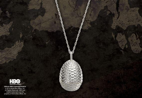 GAME OF THRONES - Dragon Egg Pendant - Silver Edition - 2