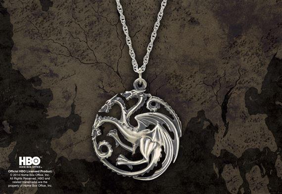 GAME OF THRONES - Targaryen Pendant - Silver Edition - 2