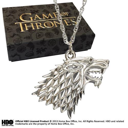 GAME OF THRONES - Stark Pendant - Silver Edition - 3