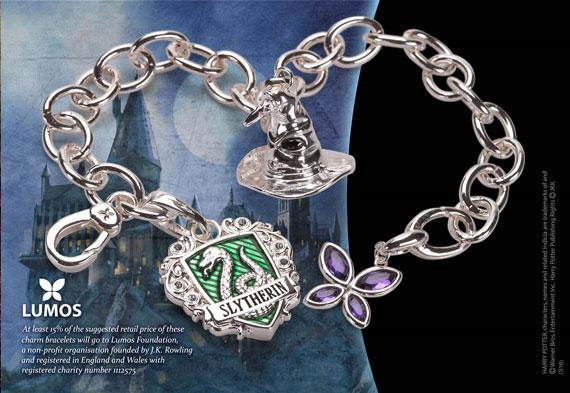 HARRY POTTER - Charm Bracelet - Lumos Slytherin - 4