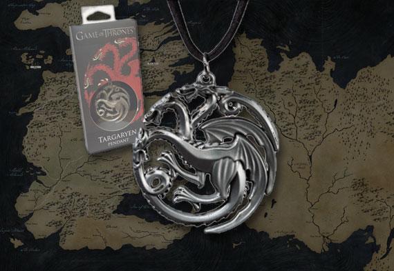 GAME OF THRONES - Targaryen Pendant - Metal Edition - 2