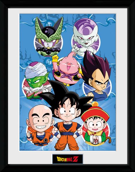 DRAGON BALL Z - Collector Print 30X40 - Chibi Characters - 2