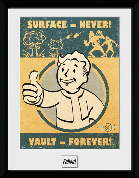 FALLOUT 4 - Collector Print 30X40 - Vault Forever - 2