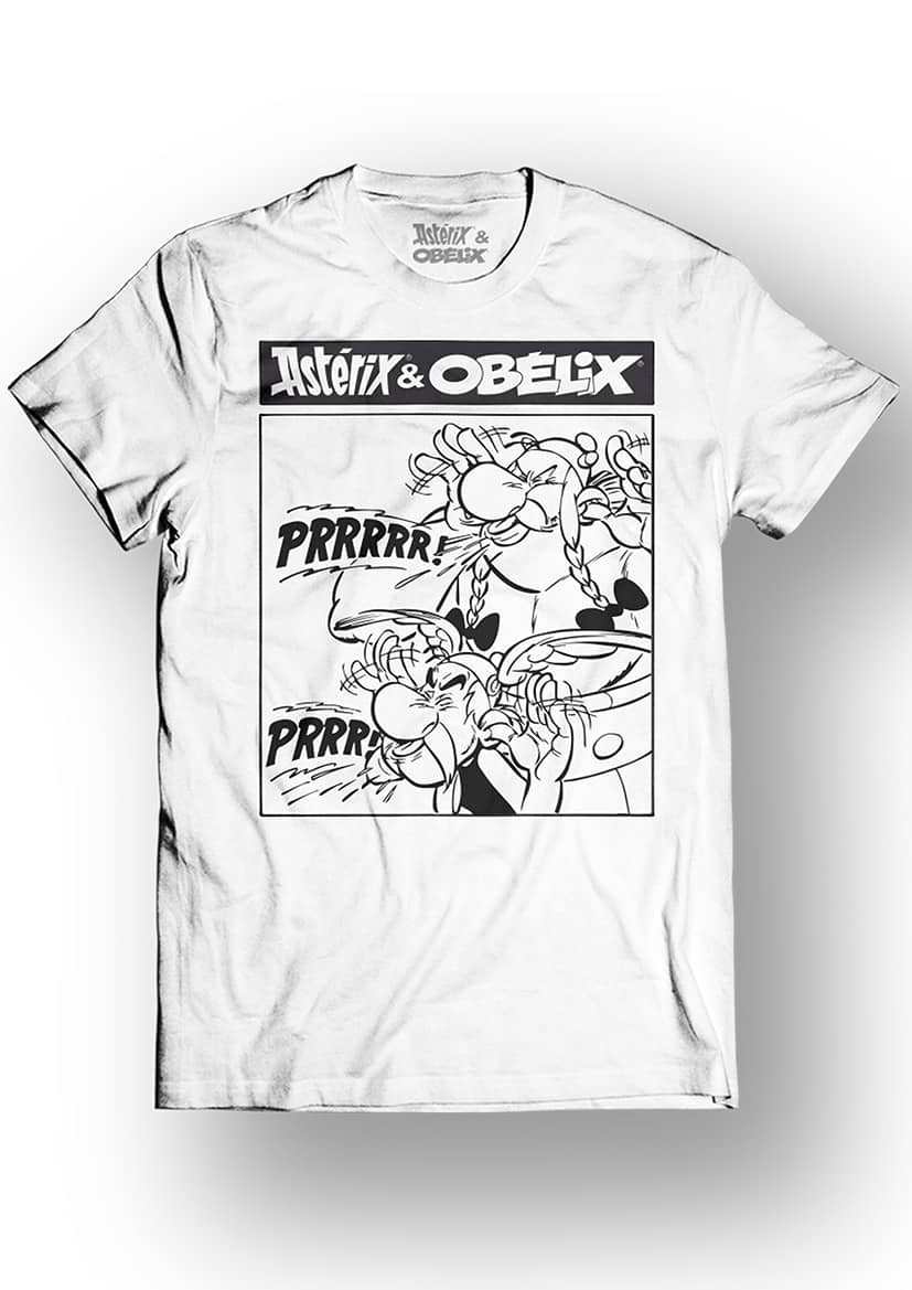 ASTERIX & OBELIX - T-Shirt - Prrrr - White (S) : ShopForGeek.com: T