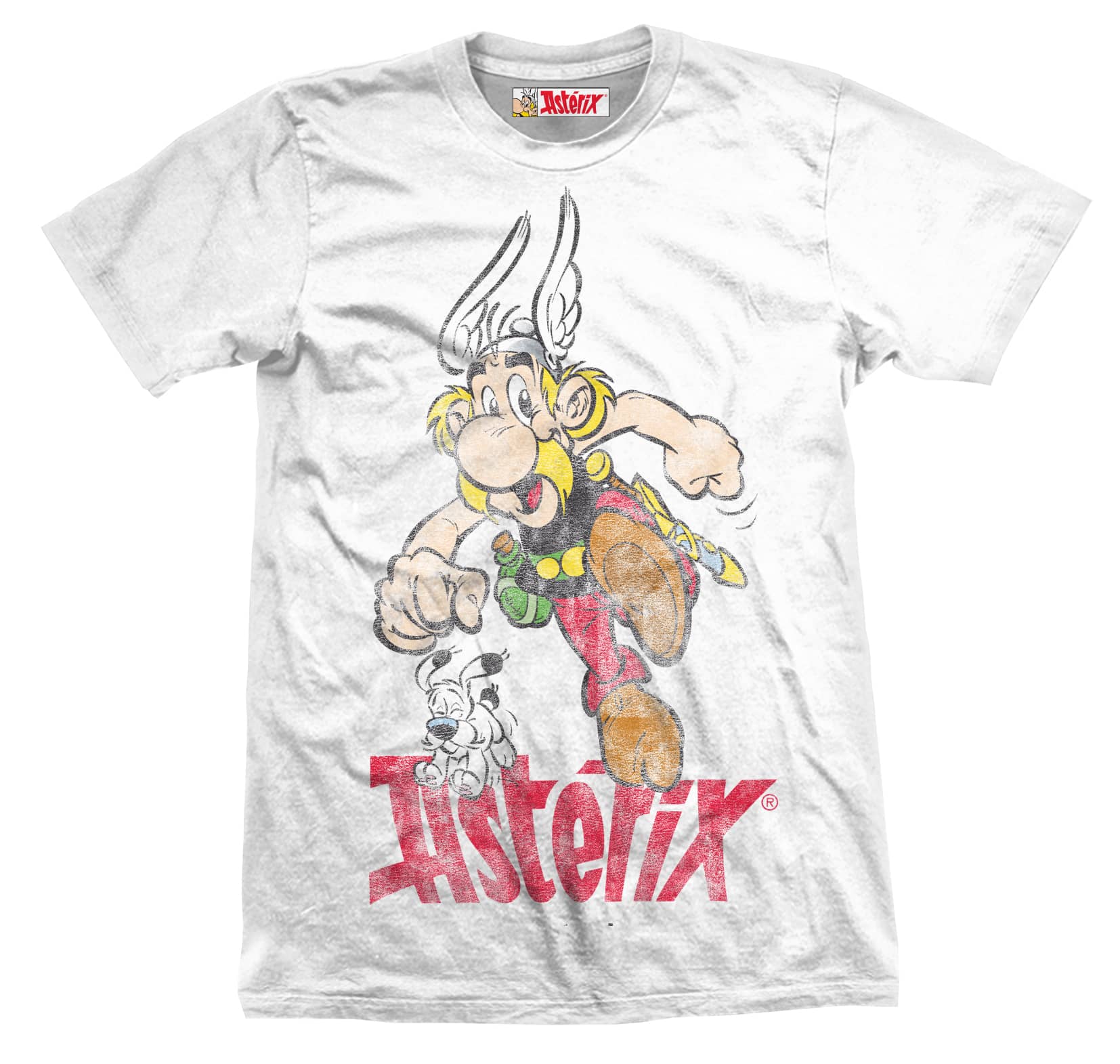 ASTERIX & OBELIX - T-Shirt - Running Boy VINTAGE - White (S
