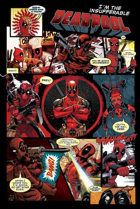 DEADPOOL - Poster 61X91 - Panels : ShopForGeek.com: Póster Pyramid Marvel