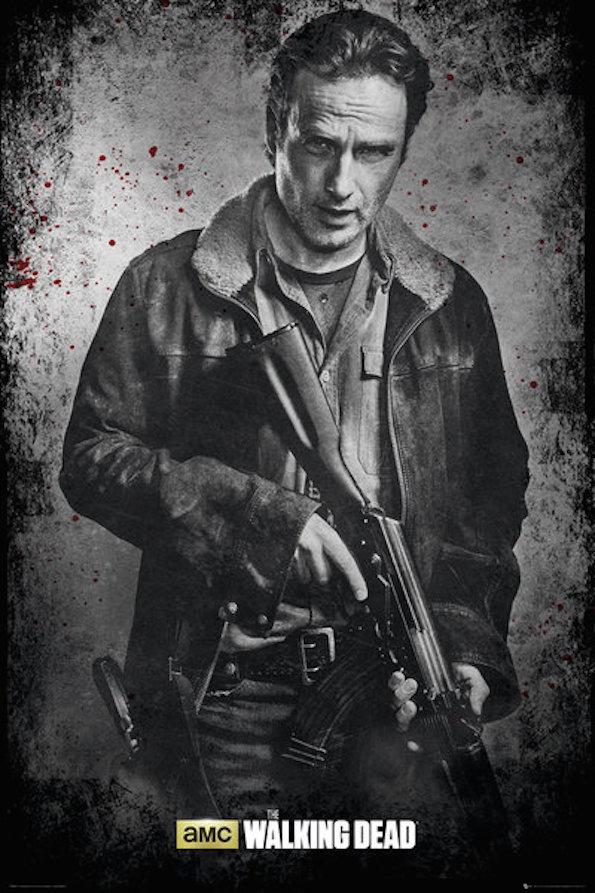 WALKING DEAD - Poster 61X91 - Rick Black and White - 2