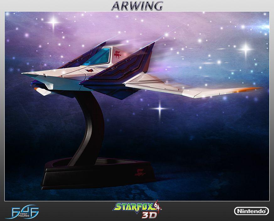 NINTENDO Star Fox Arwing Figurines