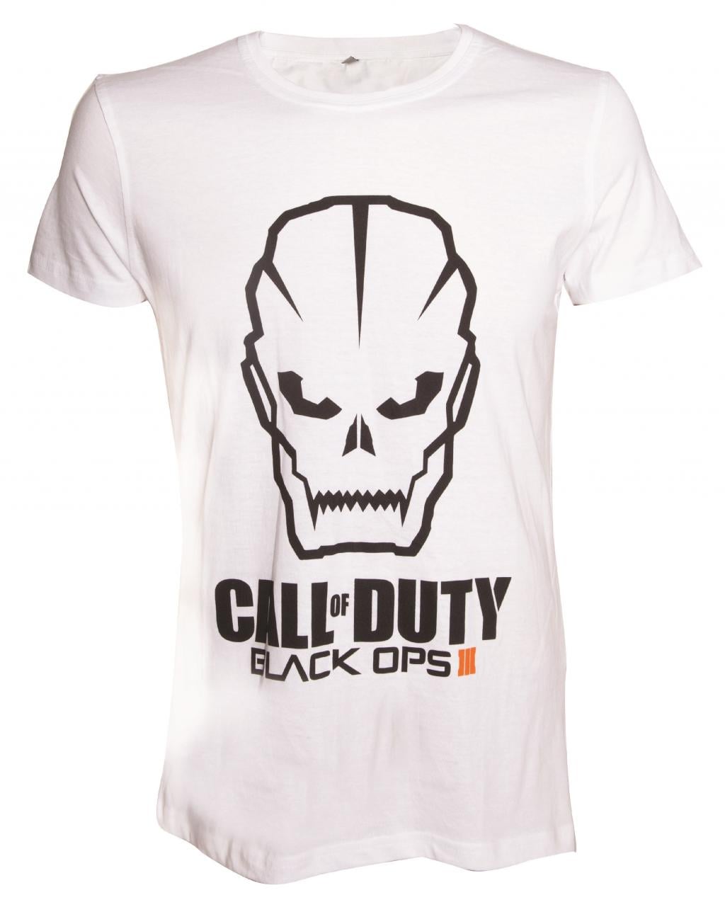 CALL OF DUTY BLACK OPS III TShirt Black Ops III FACE White (L