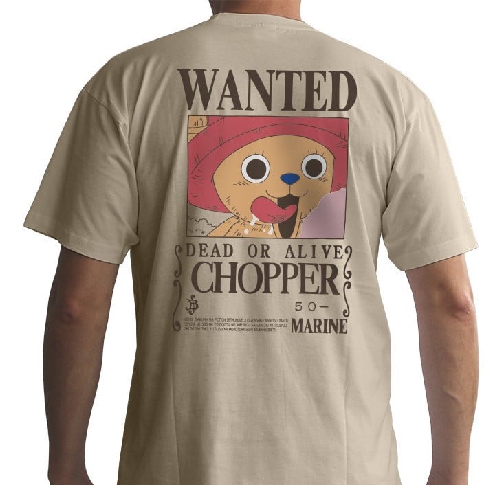 ONE PIECE TShirt Basic Homme Wanted Chopper (XL)