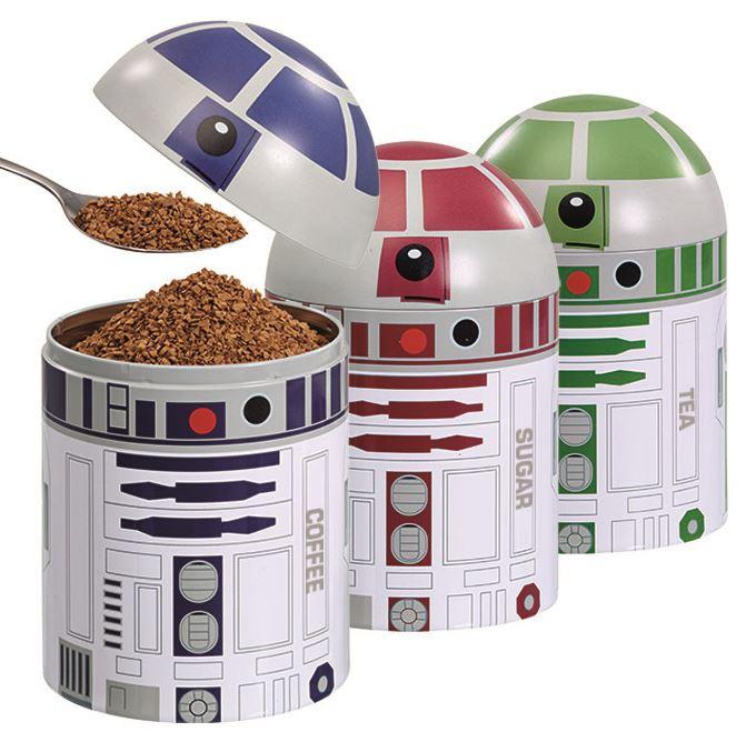 STAR WARS Droids Kitchen Storage Sets Batería