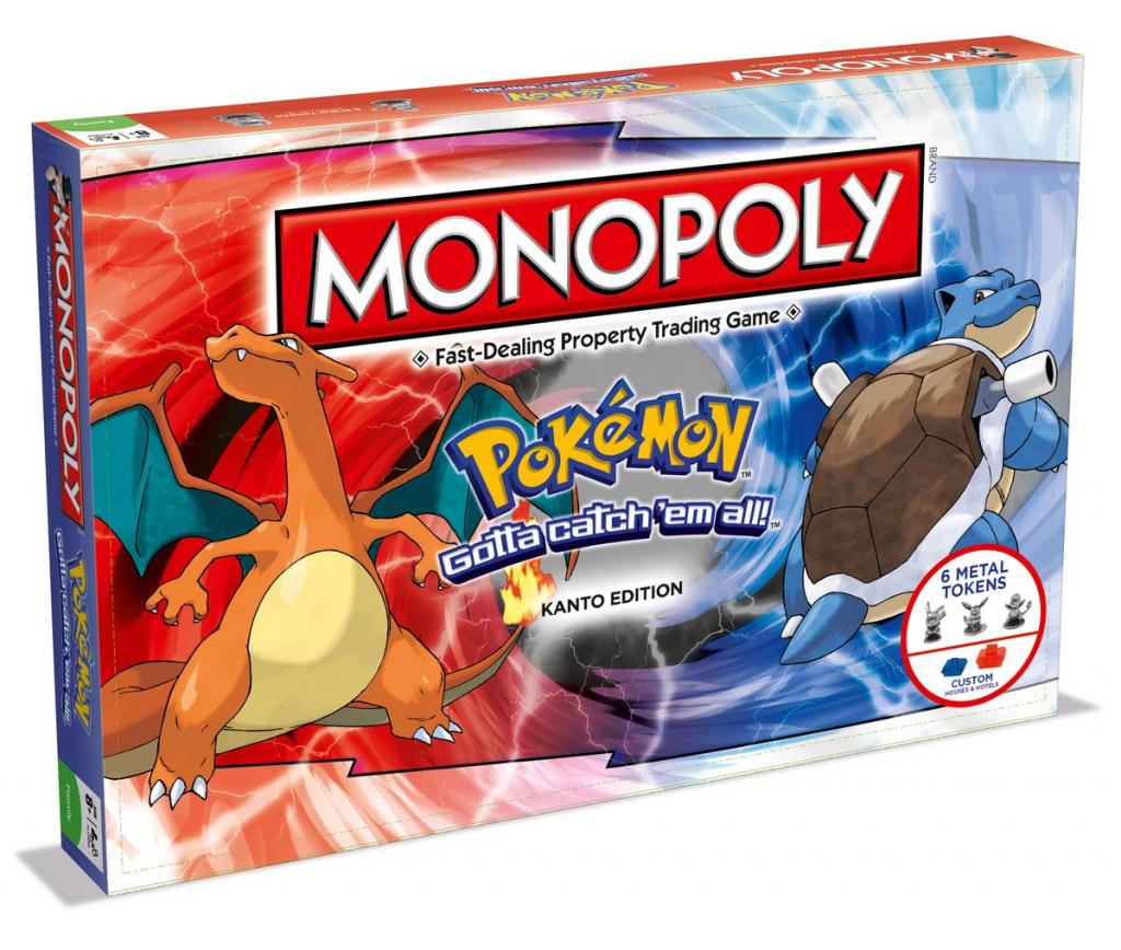 Monopoly Pokémon Édition Kanto Par Hasbro - Jeu De Plateau Familial Collection Région Kanto