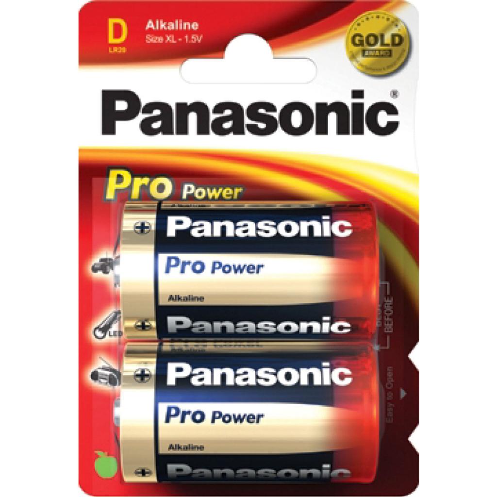 PANASONIC Piles Alcaline Pro Power DLR20 X 2 Pile