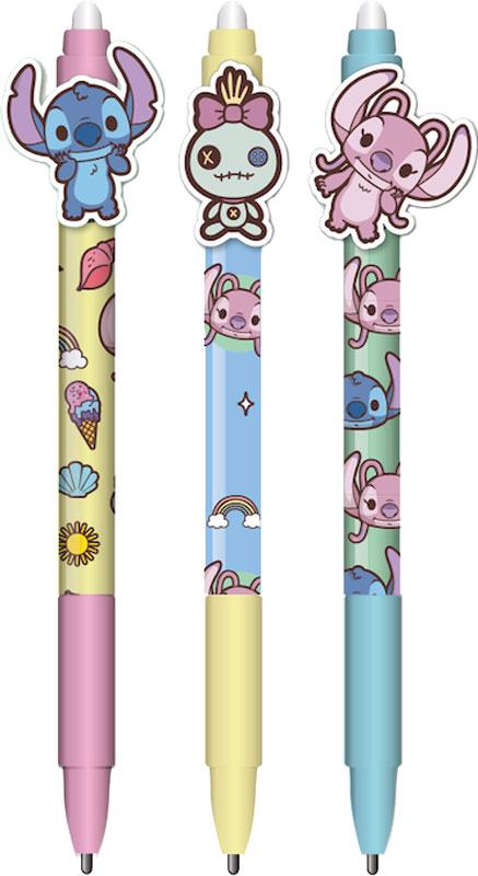 STITCH & ANGEL - Stylo à Gel Effaçable +Head Topper (Display de 36pcs) - 2