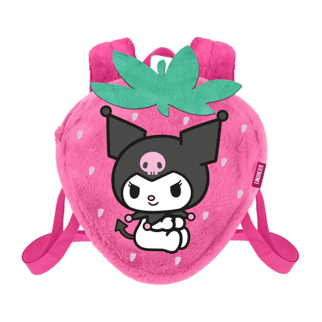 KUROMI - Strawberry - Mini Fur Backpack '25x22x12cm' - 2