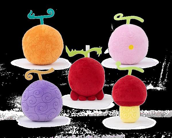 ONE PIECE - Fruits - Assortiment de 5 Peluches 18cm - 2
