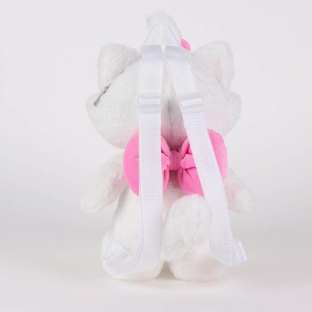 DISNEY - Marie - Plush Backpack - 30x17x11cm - 3