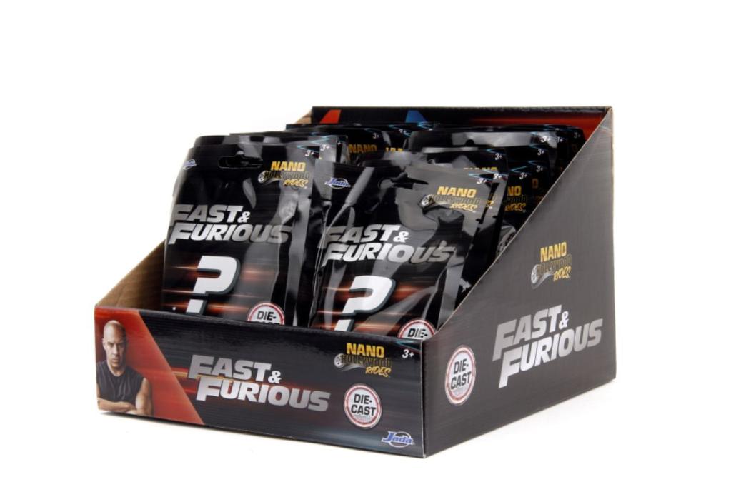 FAST & FURIOUS -Display Figurines Nano Mystery 12 Assortiments - 24pc - 3