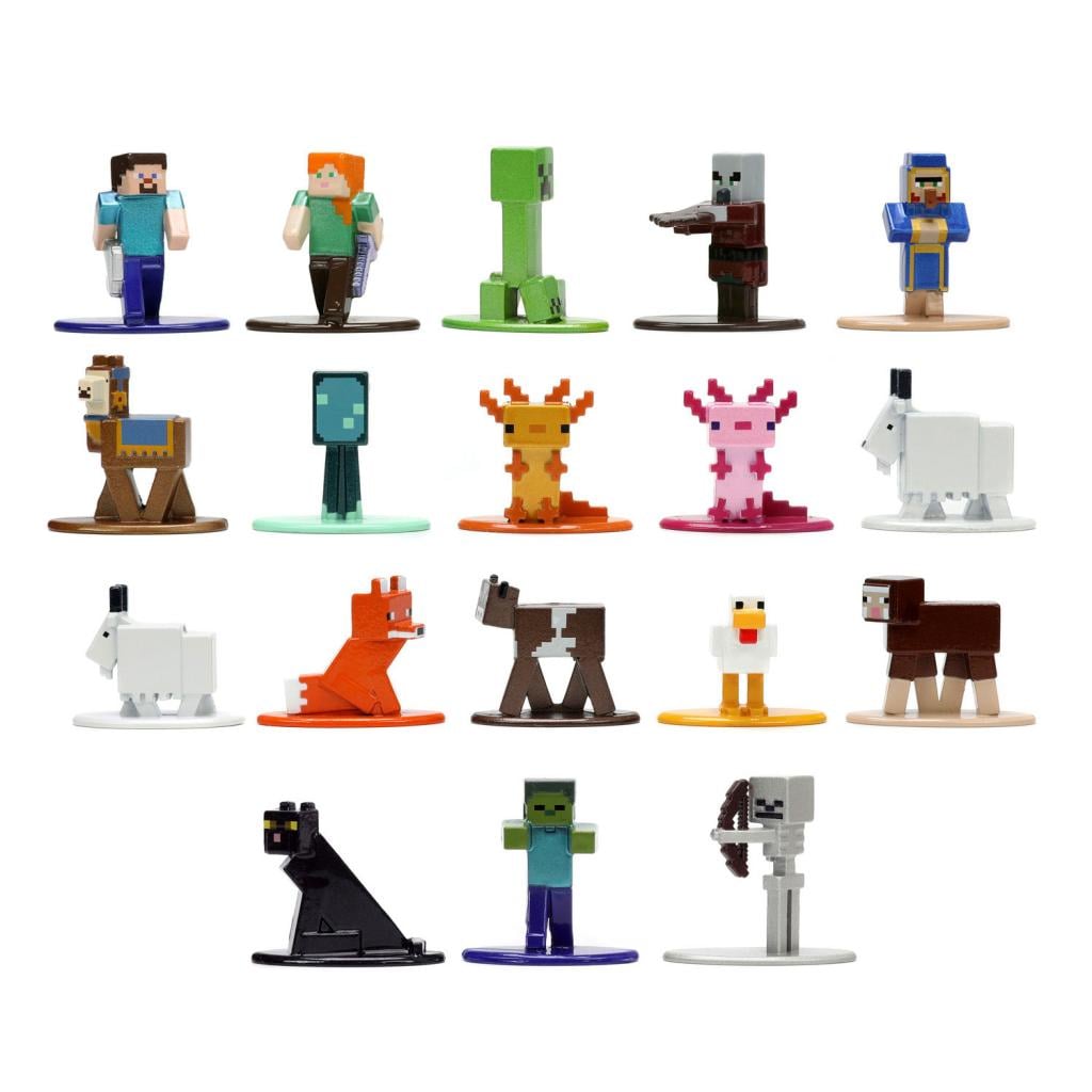 MINECRAFT - Multi Pack of 1,65inch NanoFigures - 18pc - Wave 8 - 2