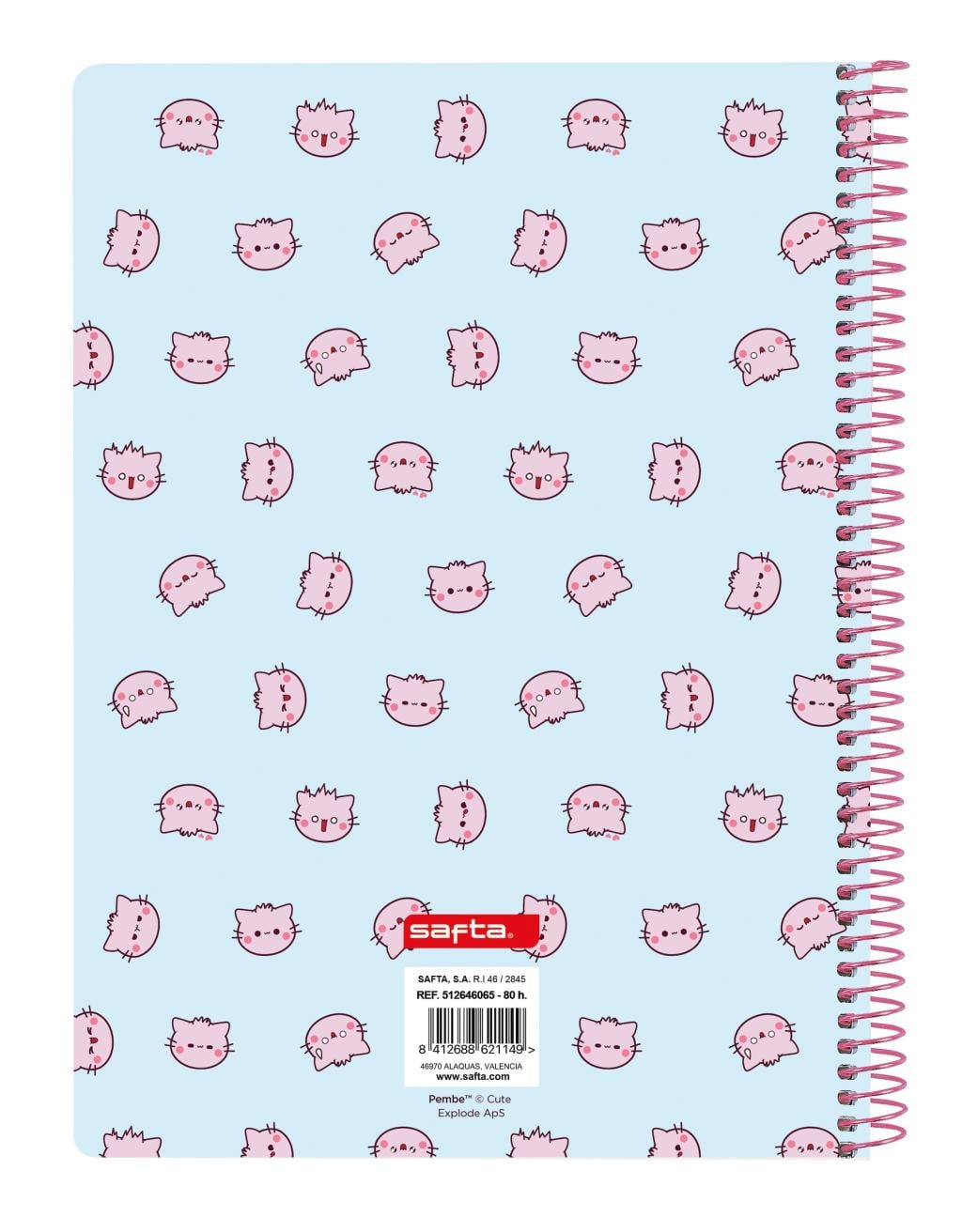 THE PINK CAT - Notebook A5 - 2