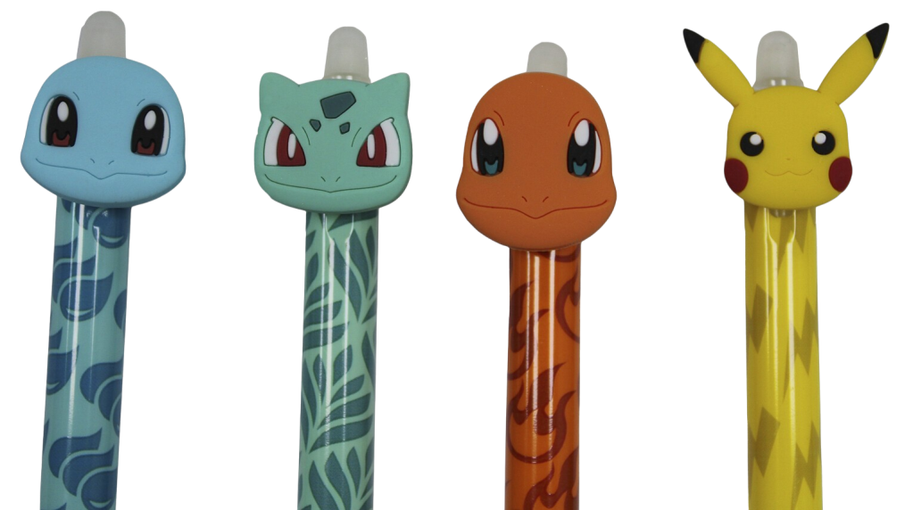 POKEMON - Starter - Stylo à Gel Effaçable +Head Topper (Display 36pcs) - 4