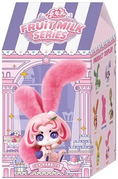 CUP RABBITS - Fruits Milk - Display de 6 Peluches 17cm - Mystery Box - 5