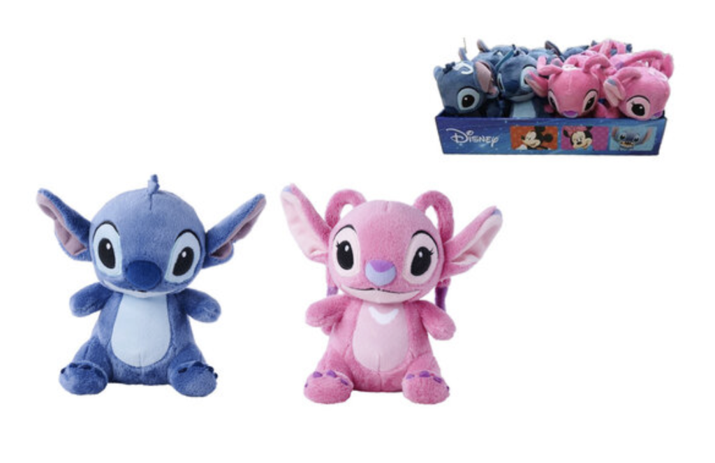 Peluche Stitch Crashes Aladdin 6 / 12 Édition Limitée Disney Store Violet Bleu Chapeau 30 Cm