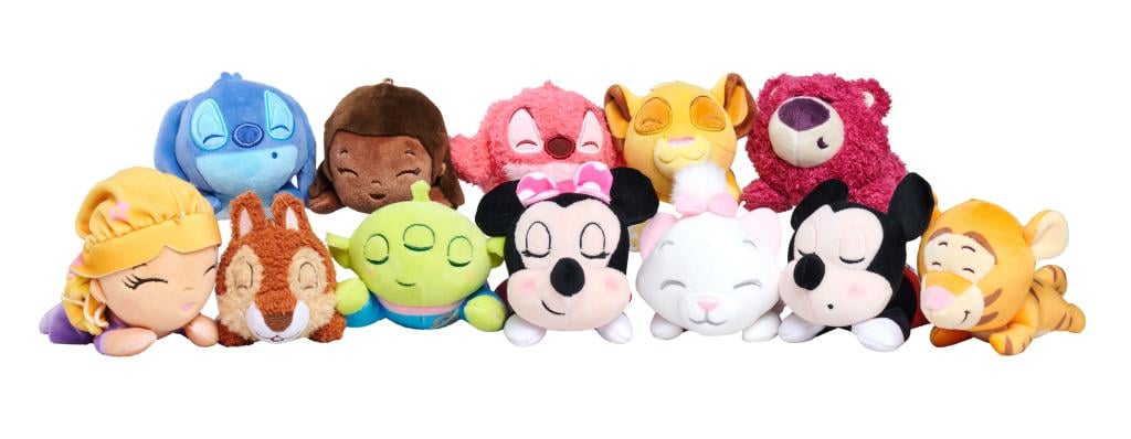 DISNEY - Serie 1 - Display de 12 peluches 'Snuglets' Blind Box - 14cm - 2