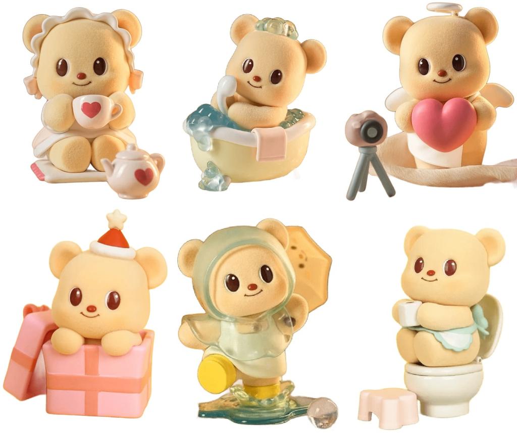 BUTTERBEAR - Leisure Time - Display de 6 Peluches 10cm - Mystery Box - 5