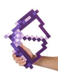MINECRAFT - Arc et Flèche Enchanté Violet '45x32x4cm' - 2
