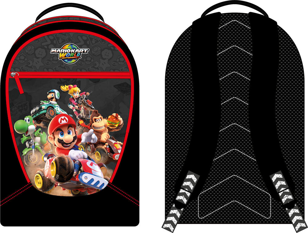 MARIO KART WORLD - 3 Compartiments BackPack '32x45x18cm' - 2