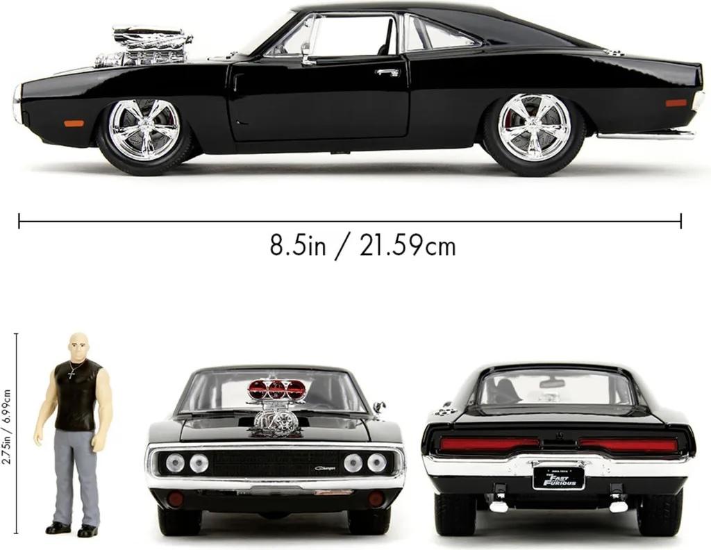 FAST & FURIOUS - 1970 Dodge Charger + Figurine - 1:24 - 5