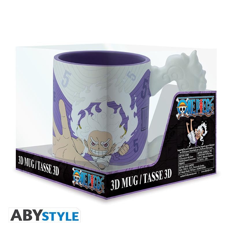 ONE PIECE - Luffy Gear 5th - Mug with 3D handle 460ml - 4