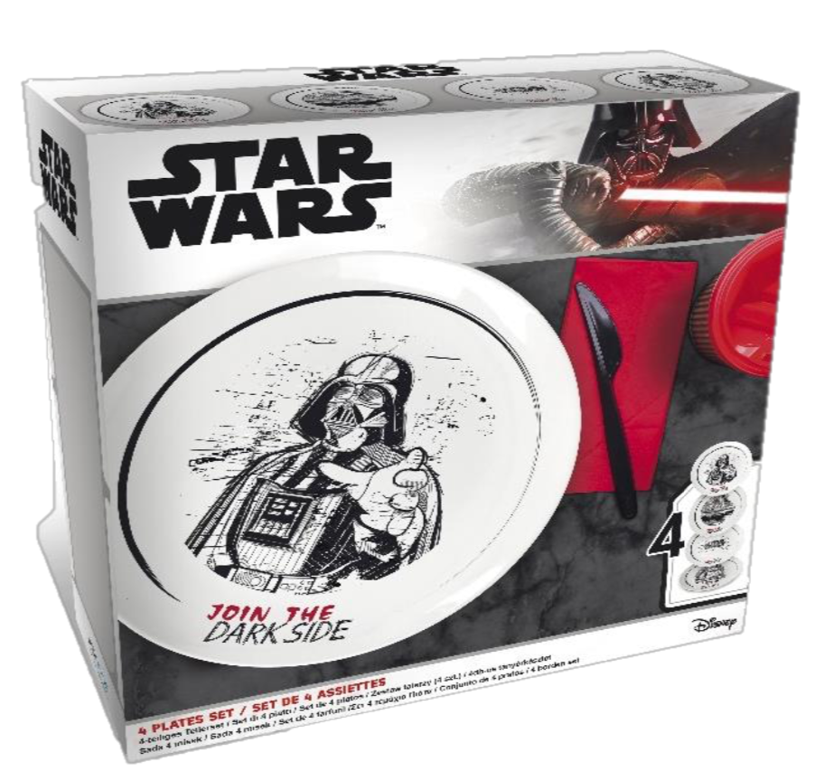 STAR WARS - Pack de 4 Assiettes 21cm - Join The Dark Side - 2