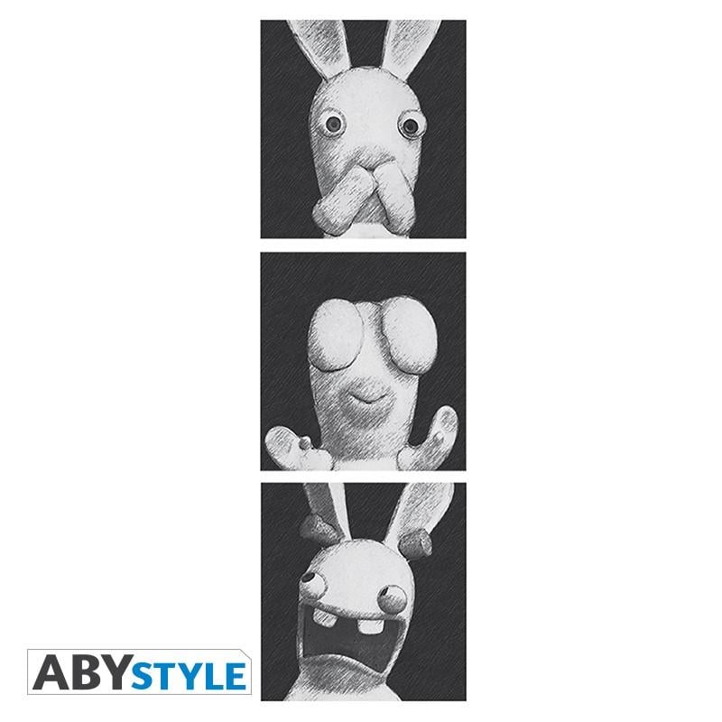 RAVING RABBIDS - Rabbits of Wisdom - T-Shirt - Heren - (M) - 2