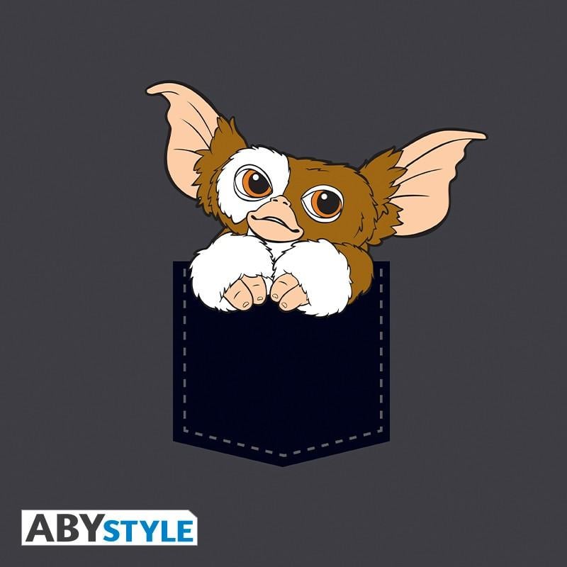 GREMLINS - T-Shirt - Pocket Gizmo - Dark Grey - (XS) - 2