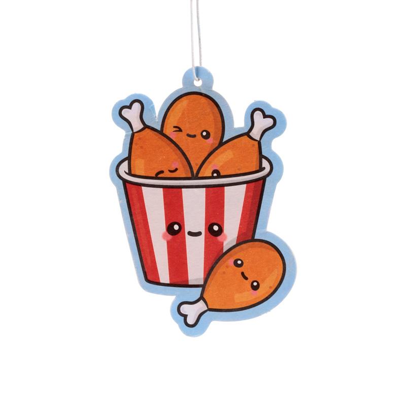 KAWAII - Poulet Frit - Désodorisant Voiture - Citron - 2