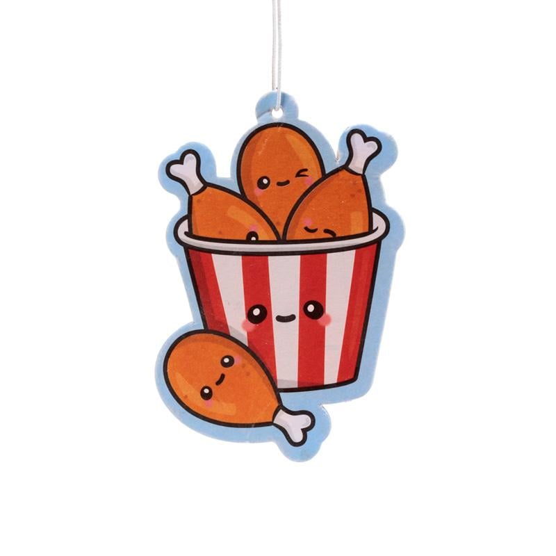 KAWAII - Poulet Frit - Désodorisant Voiture - Citron - 3