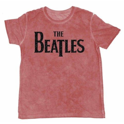 THE BEATLES - T-Shirt BurnOut Col - Logo Red - Men (S) - 2