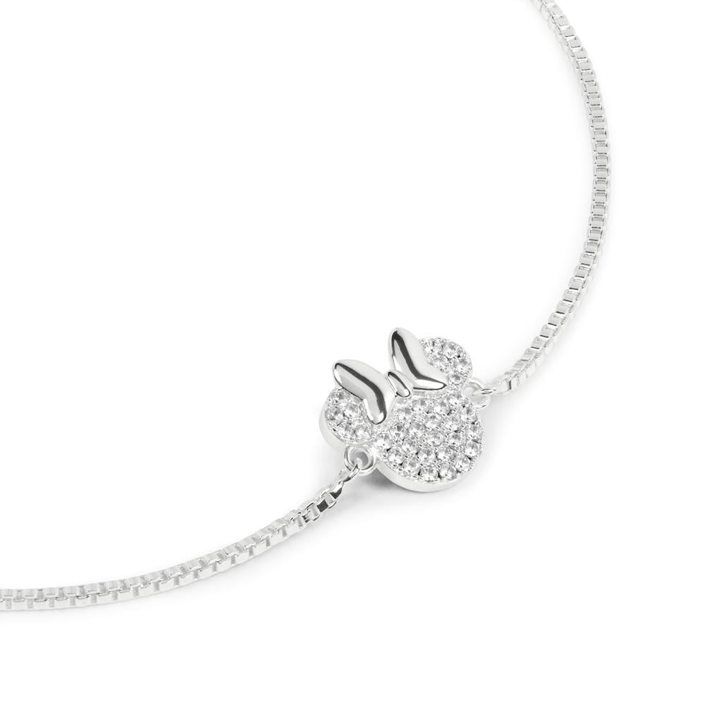 MINNIE - Bracelet Ajustable + Pendentif serti de pierres - 2
