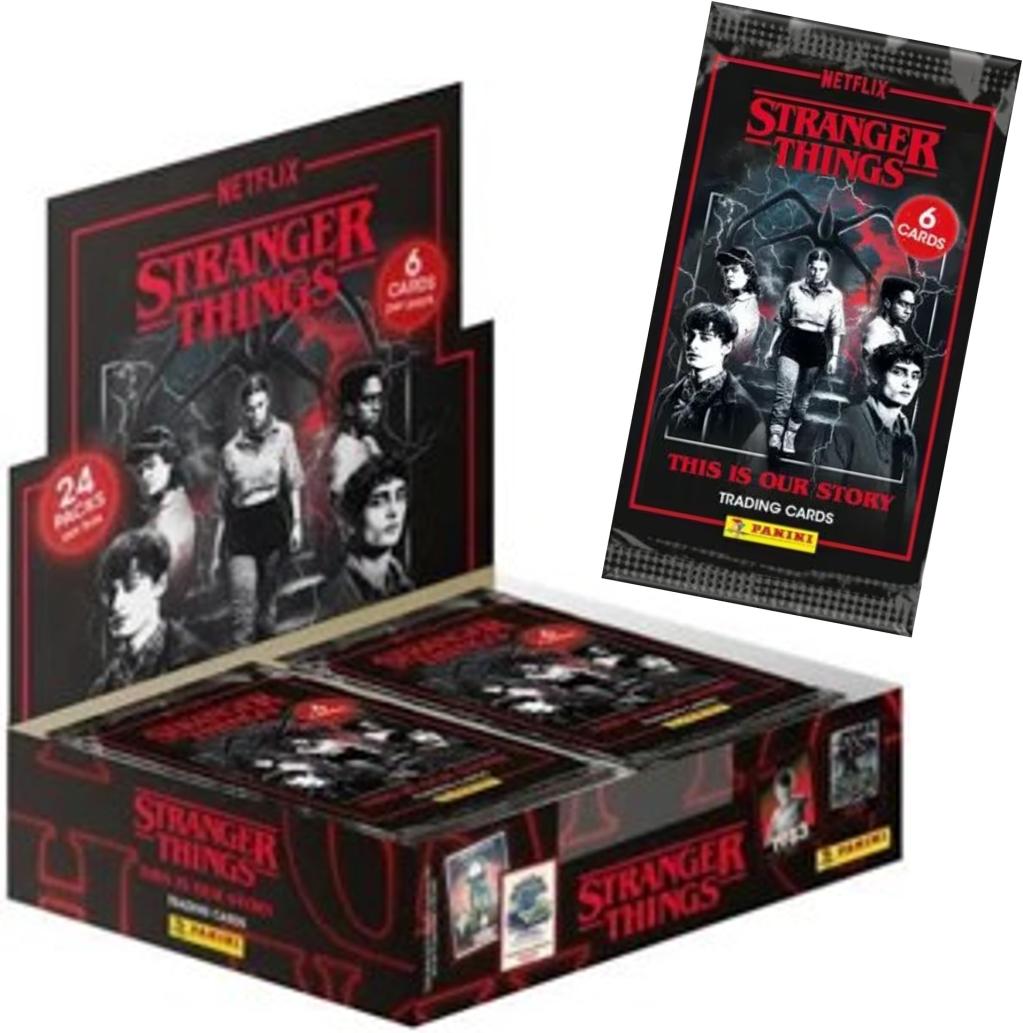 STRANGER THINGS - Panini Display 24 Packets 6 Trading cards ...