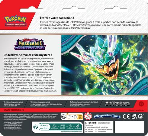 POKEMON - EV 06 Mascarade Crepusculaire Blister 3bs 2024/05 - FR - 2